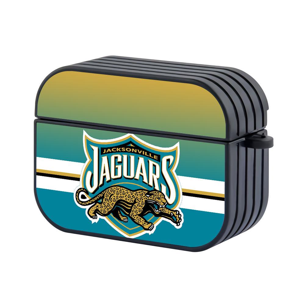 Jacksonville Jaguars NFL Strong at Every Step Apple Airpods Pro 3 Case-Black-Carneyforia