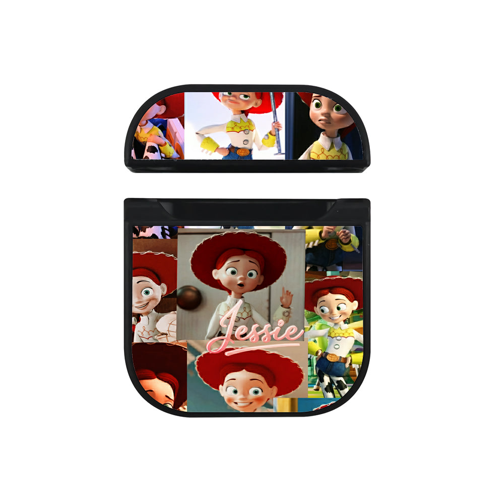 Jessie Toy Story Collage Exspression Apple Airpods Case Black