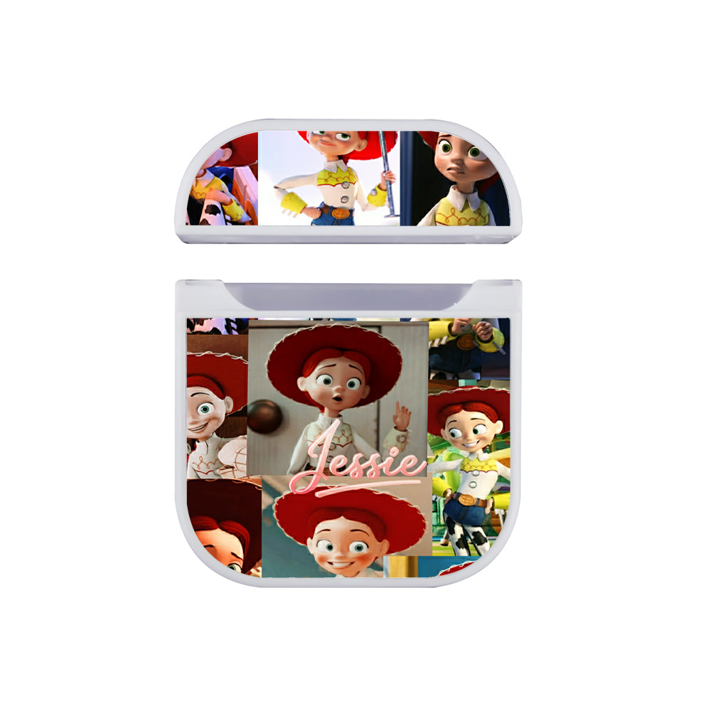 Jessie Toy Story Collage Exspression Apple Airpods Case White