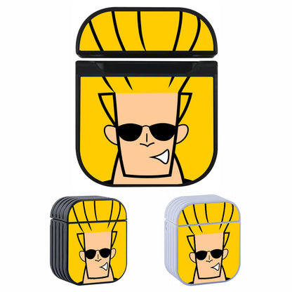 Johnny Bravo Close Up Face Apple Airpods Case