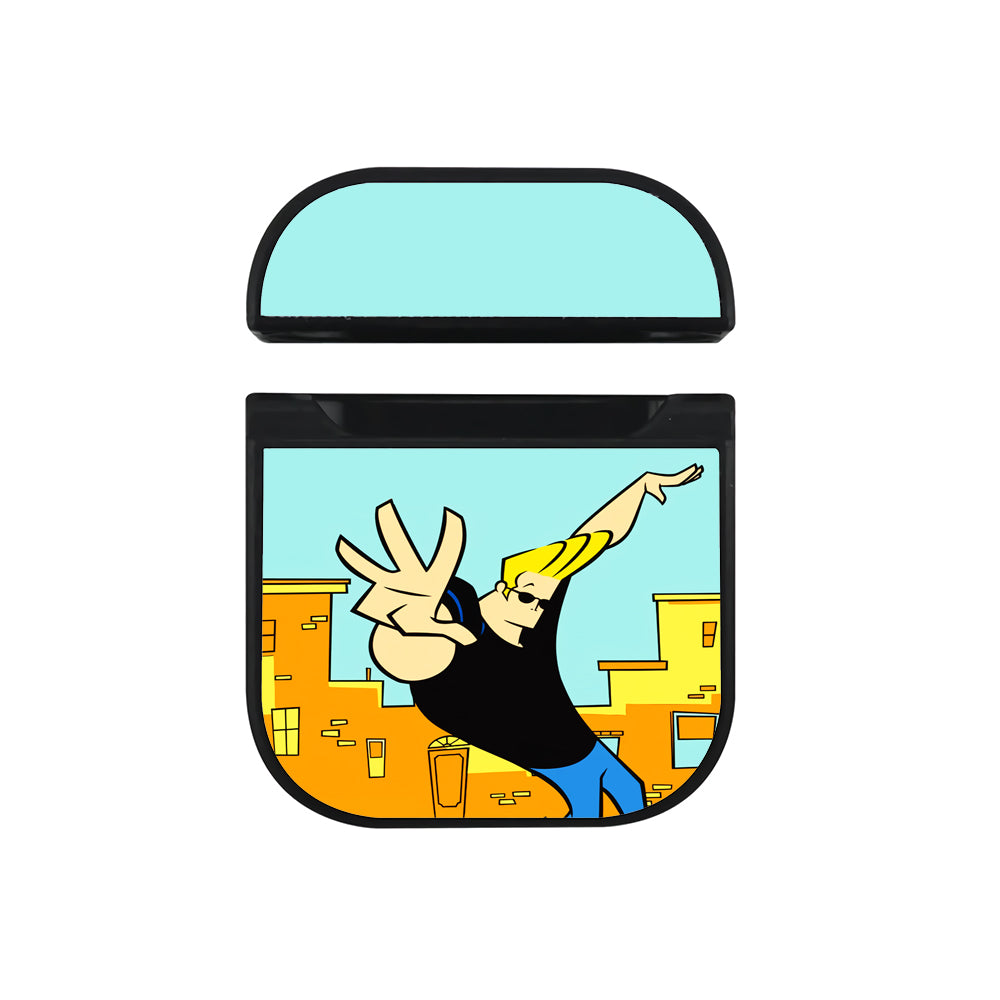Johnny Bravo Dance City Apple Airpods Case Black