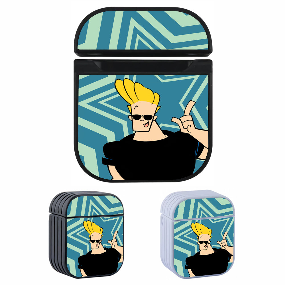 Johnny Bravo Star Apple Airpods Case