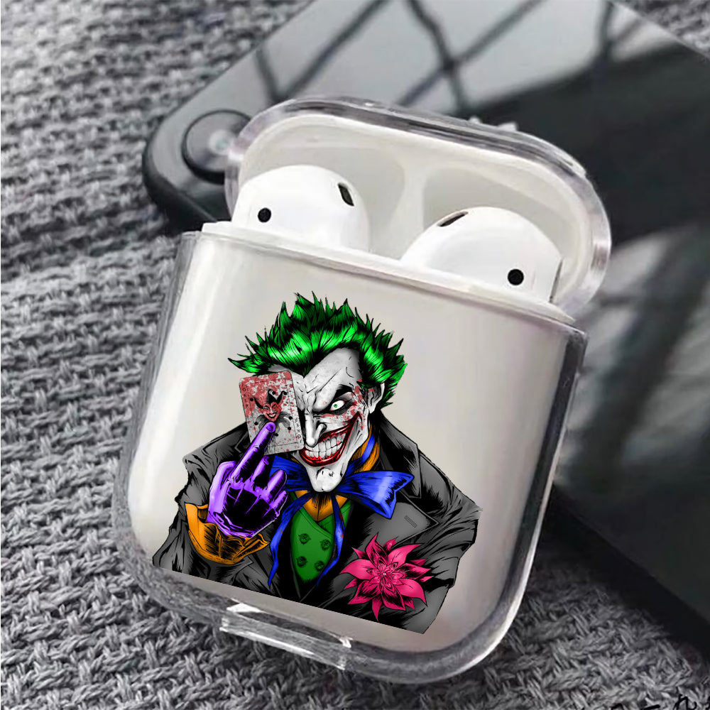 Joker Smile Poker Face Apple Airpods Case