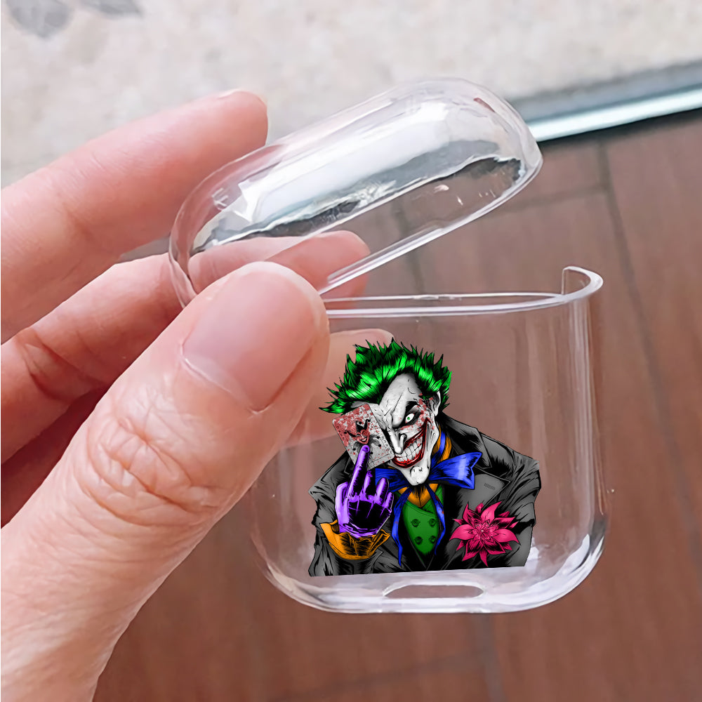 Joker Smile Poker Face Apple Airpods Case