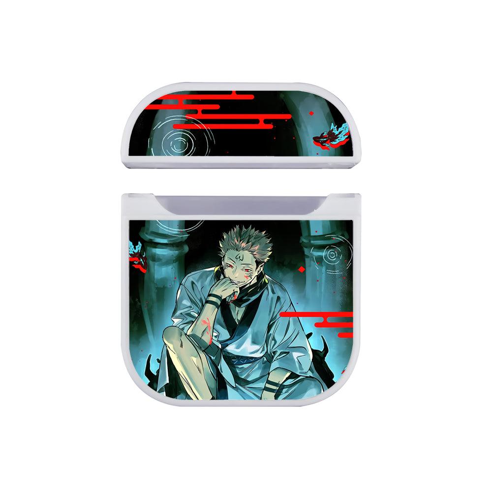 Jujutsu Kaisen Dimension of Sukuna Apple Airpods Case White