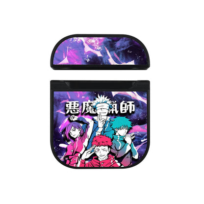 Jujutsu Kaisen Fearless Team Apple Airpods Case Black
