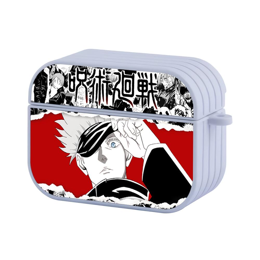 Jujutsu Kaisen Gojo Stare on You Apple Airpods Pro 2 Case White
