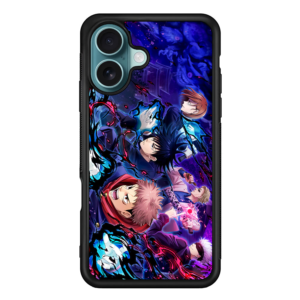 Jujutsu Kaisen Squad on Duty iPhone 16 Plus Case
