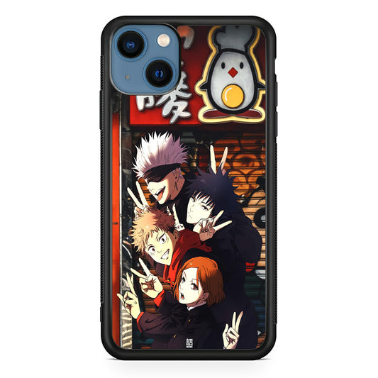 Jujutsu Kaisen Team Go On Vacation iPhone 15 Case - Carneyforia