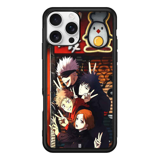 Jujutsu Kaisen Team Go On Vacation iPhone 16 Pro Case