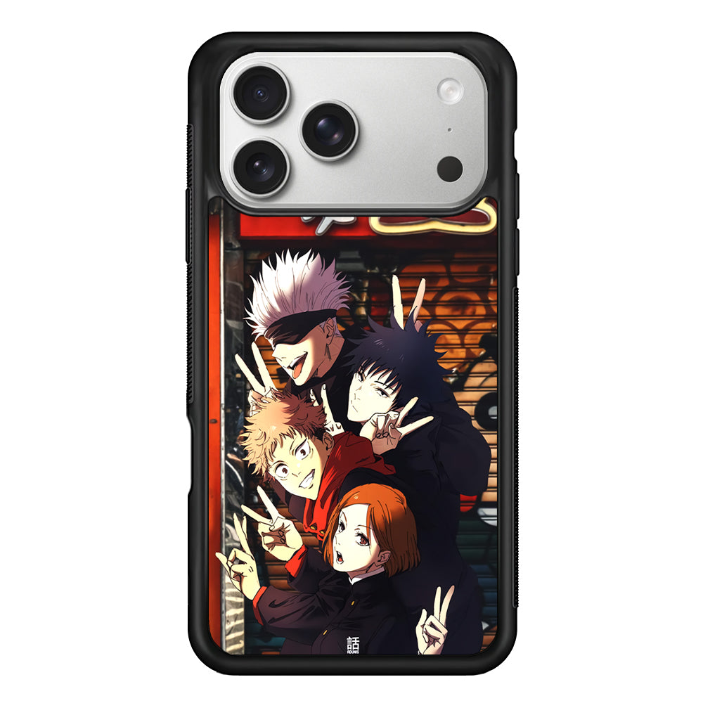Jujutsu Kaisen Team Go On Vacation iPhone 17 Pro Case