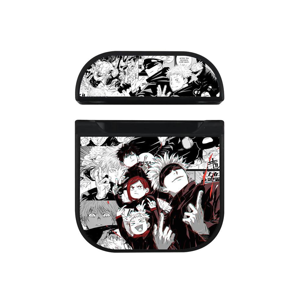 Jujutsu Kaisen Work with Joy Apple Airpods Case Black