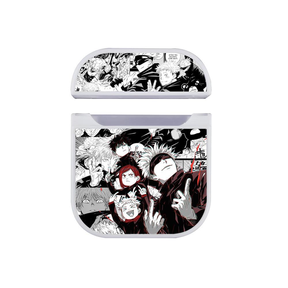 Jujutsu Kaisen Work with Joy Apple Airpods Case White
