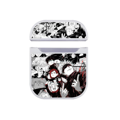 Jujutsu Kaisen Work with Joy Apple Airpods Case White