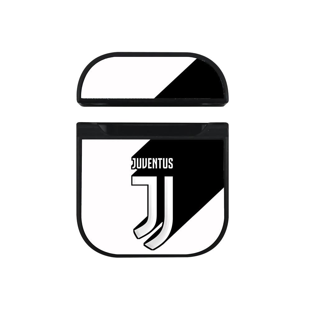Juventus Logo And Shadow Apple Airpods Case Black