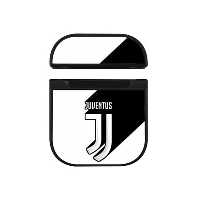 Juventus Logo And Shadow Apple Airpods Case Black