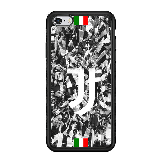 Juventus White and Black Wall of People iPhone 6 Plus | 6s Plus Case