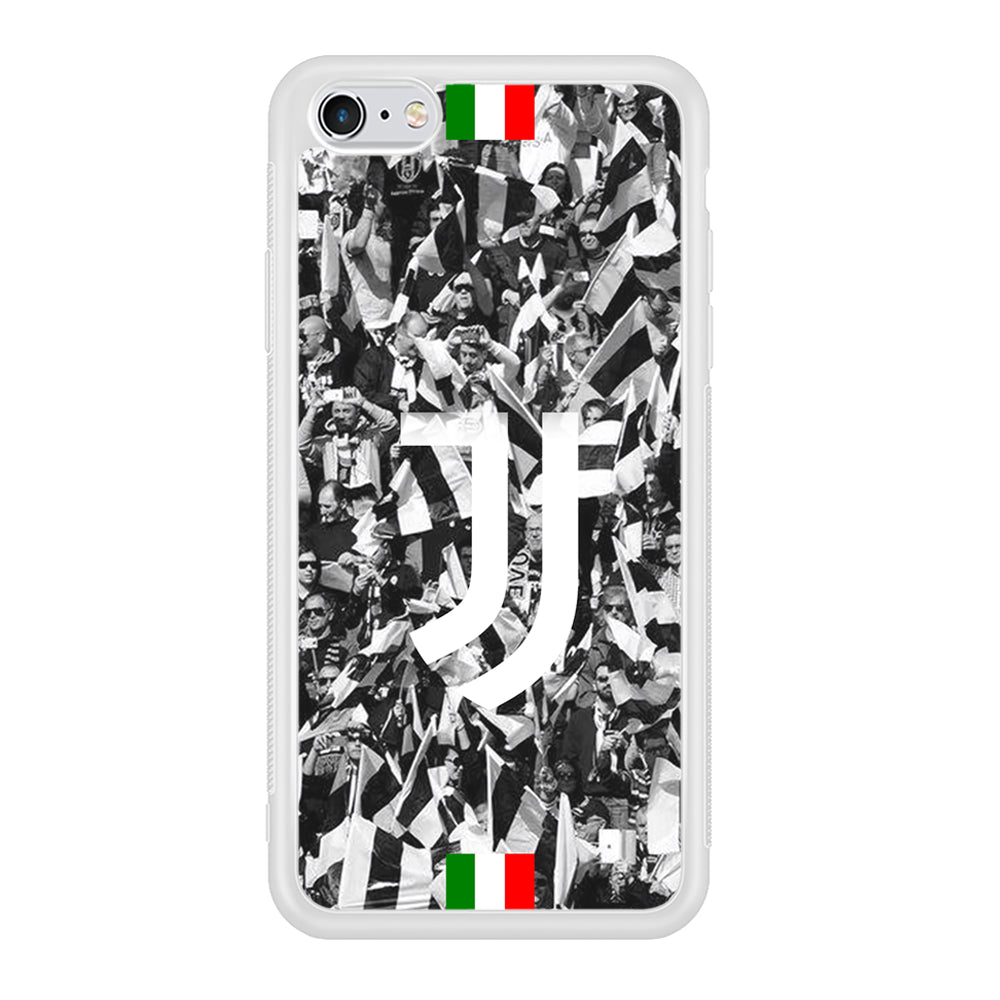 Juventus White and Black Wall of People iPhone 6 Plus | 6s Plus Case