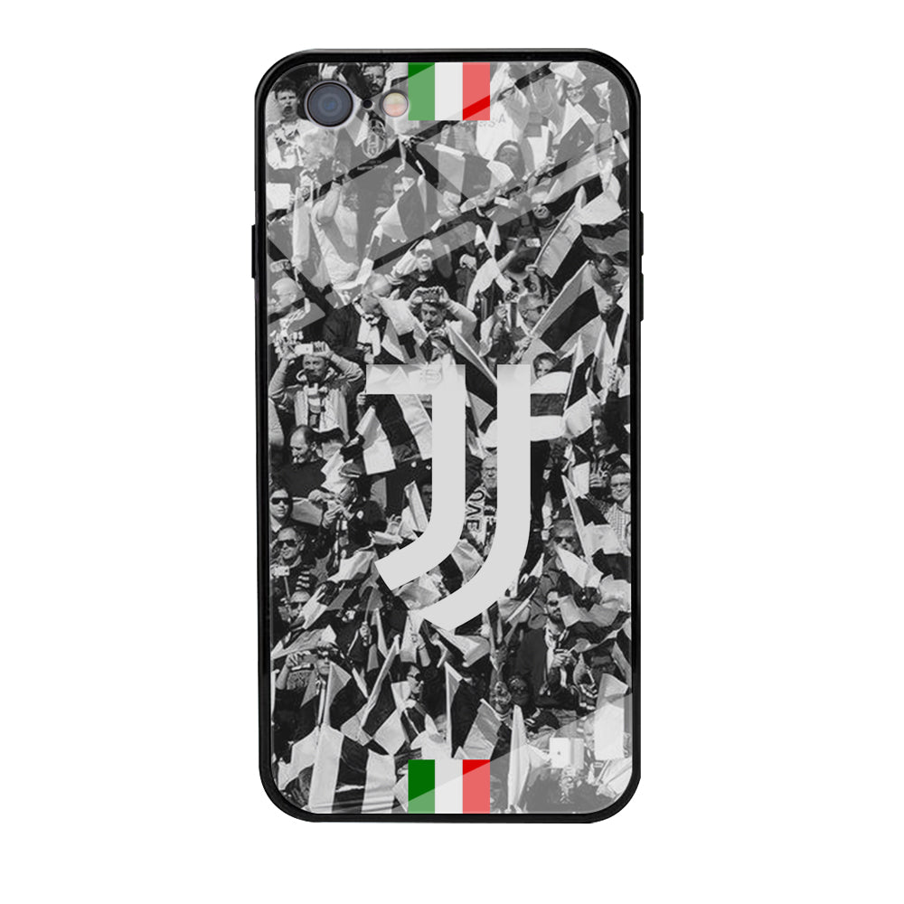 Juventus White and Black Wall of People iPhone 6 Plus | 6s Plus Case