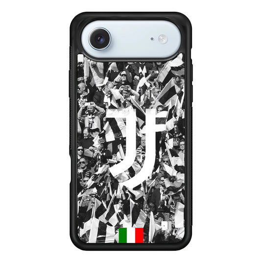 Juventus White and Black Wall of People iPhone 17 Air Case