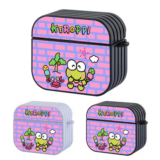 Keroppi Fresh Ice Cream on The Beach Apple Airpods 4 Case