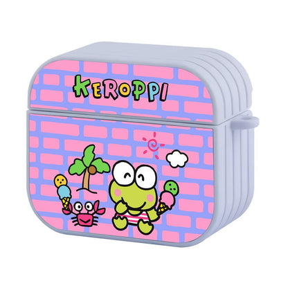 Keroppi Fresh Ice Cream on The Beach Apple Airpods 4 Case White