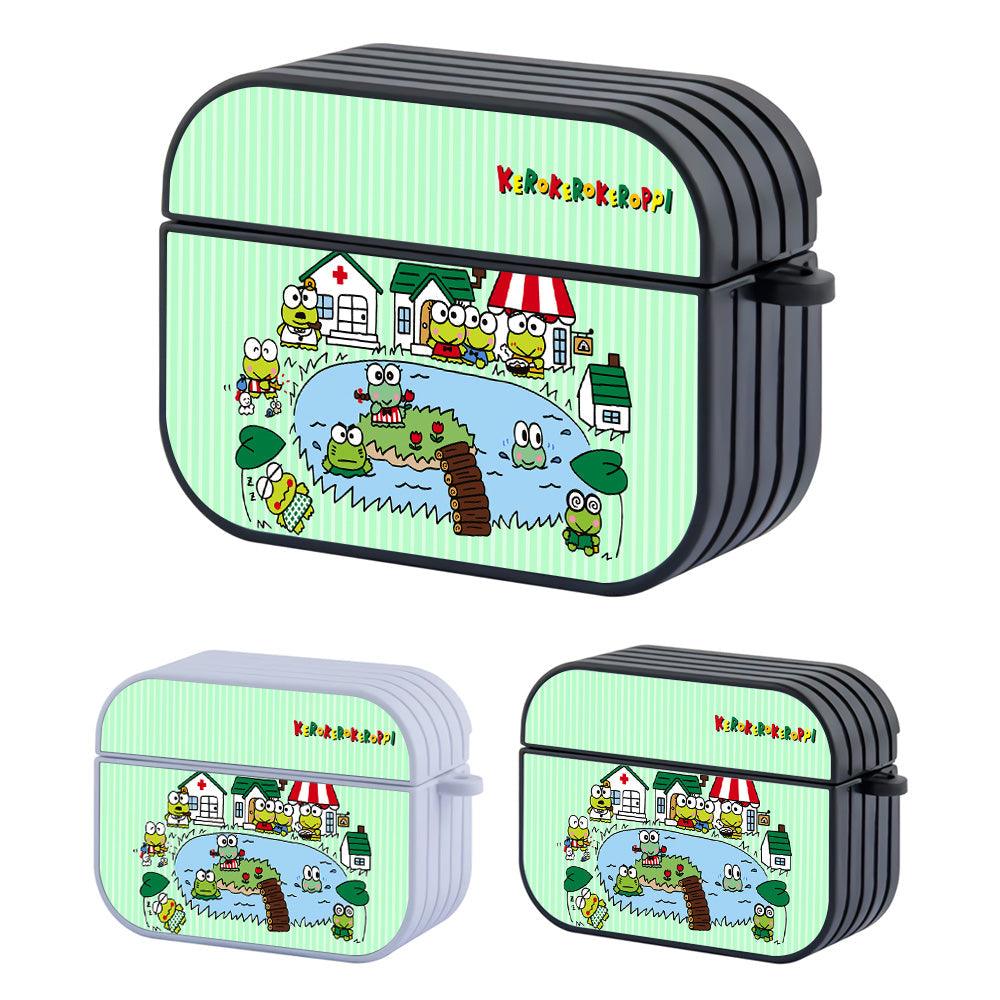 Keroppi Gathering of Frog Family Apple Airpods Pro Case
