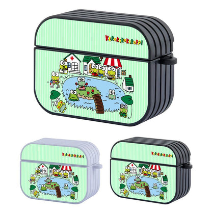 Keroppi Gathering of Frog Family Apple Airpods Pro Case