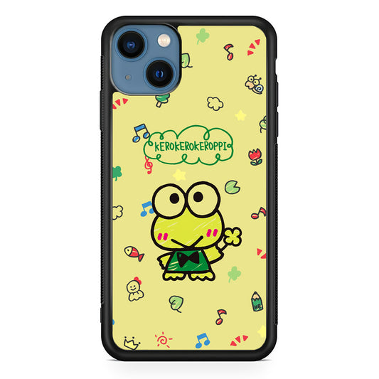 Keroppi Plesure at The Garden iPhone 15 Case - Carneyforia