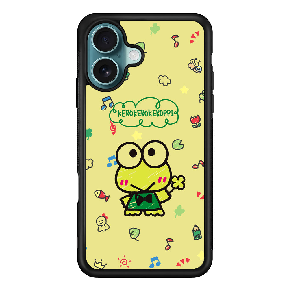 Keroppi Plesure at The Garden iPhone 16 Plus Case
