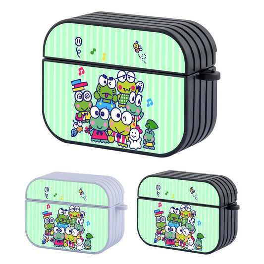 Keroppi Posing in Joy Apple Airpods Pro 3 Case-Carneyforia