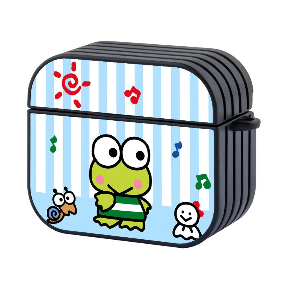 Keroppi Singing Under The Hot Sun Apple Airpods 4 Case Black