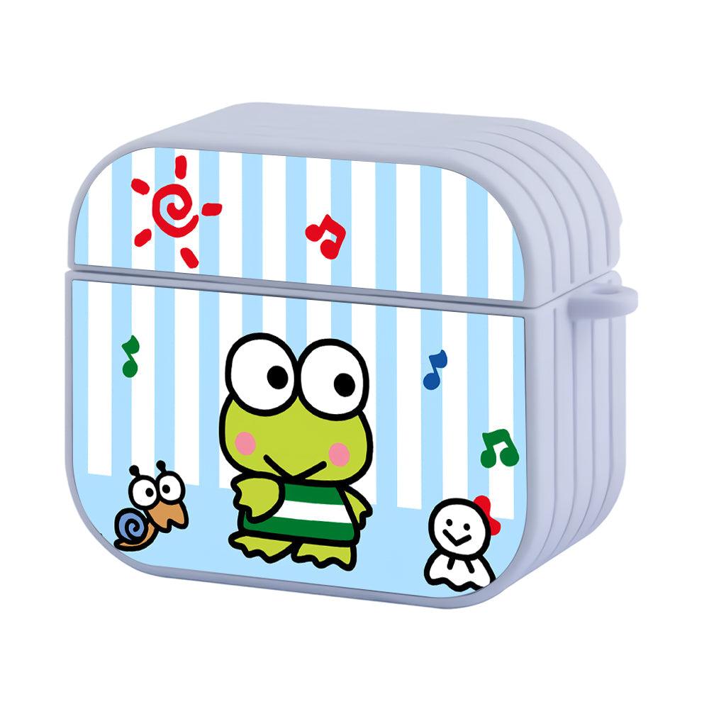 Keroppi Singing Under The Hot Sun Apple Airpods 4 Case White
