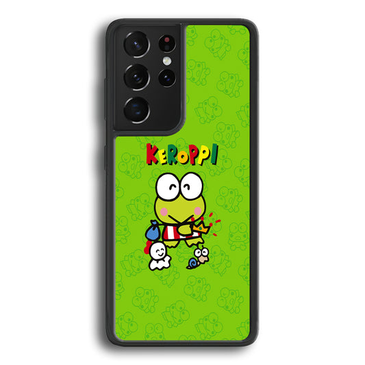 Keroppi Vacations Time Samsung Galaxy S21 Ultra Case