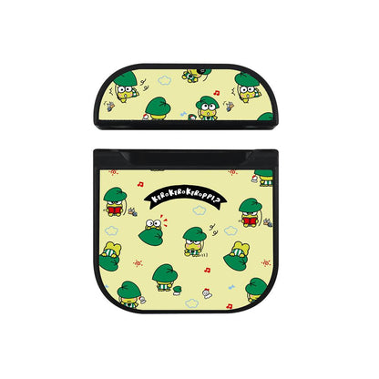 Keroppi Wide Leaf Apple Airpods Case Black