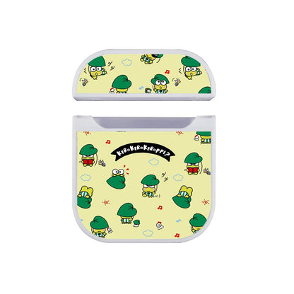 Keroppi Wide Leaf Apple Airpods Case White