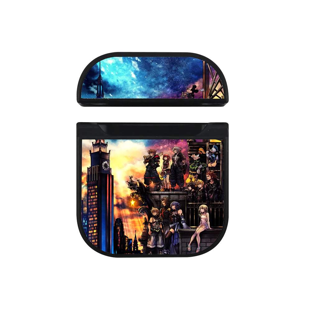 Kingdom Heart 3 Poster Apple Airpods Case Black