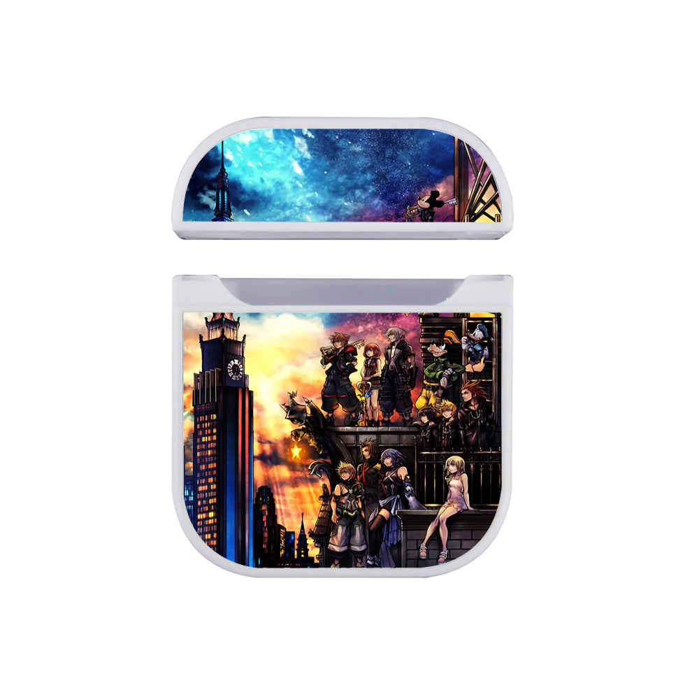 Kingdom Heart 3 Poster Apple Airpods Case White