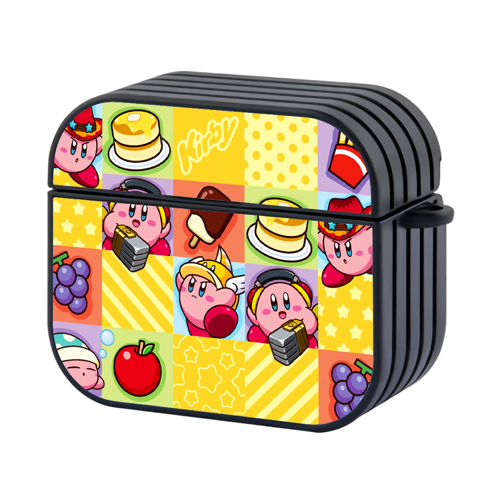 Kirby Food Art Apple Airpods 4 Case