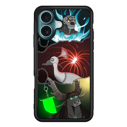 Kung Fu Panda Villain Character iPhone 16 Plus Case