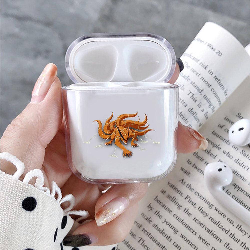 Kurama Kushina Chain of Fuin Apple Airpods Clear Case