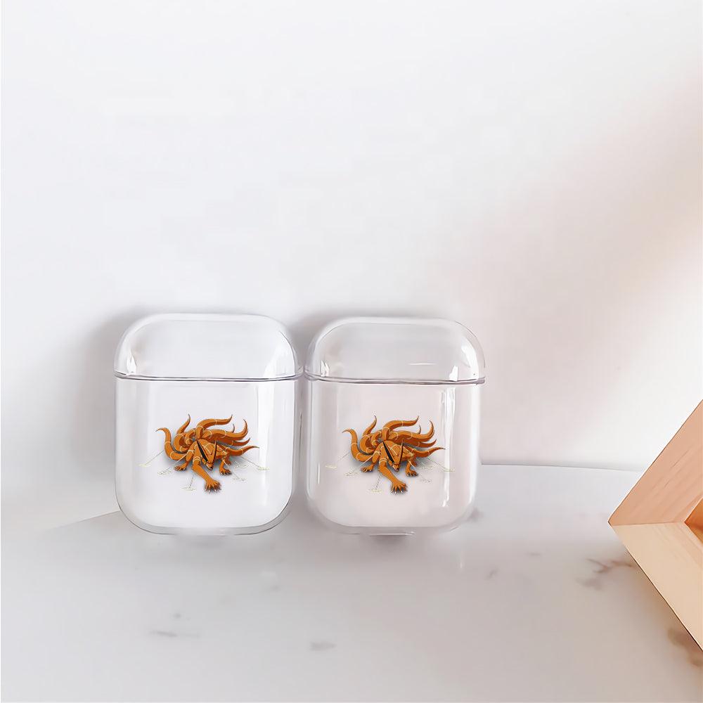 Kurama Kushina Chain of Fuin Apple Airpods Clear Case