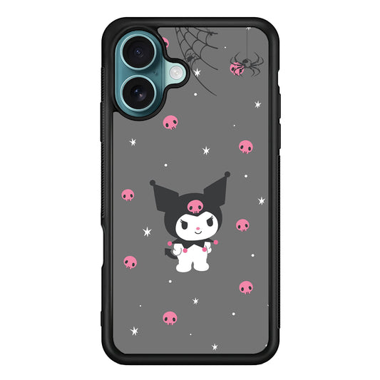 Kuromi Creepy Vibes iPhone 16 Plus Case