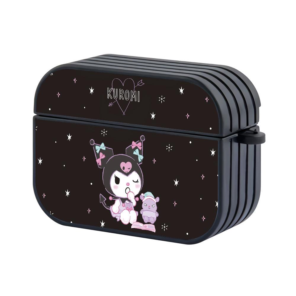 Kuromi Learn How to Teach Apple Airpods Pro Case Black