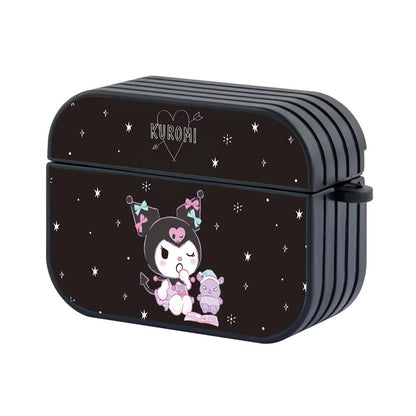 Kuromi Learn How to Teach Apple Airpods Pro Case Black