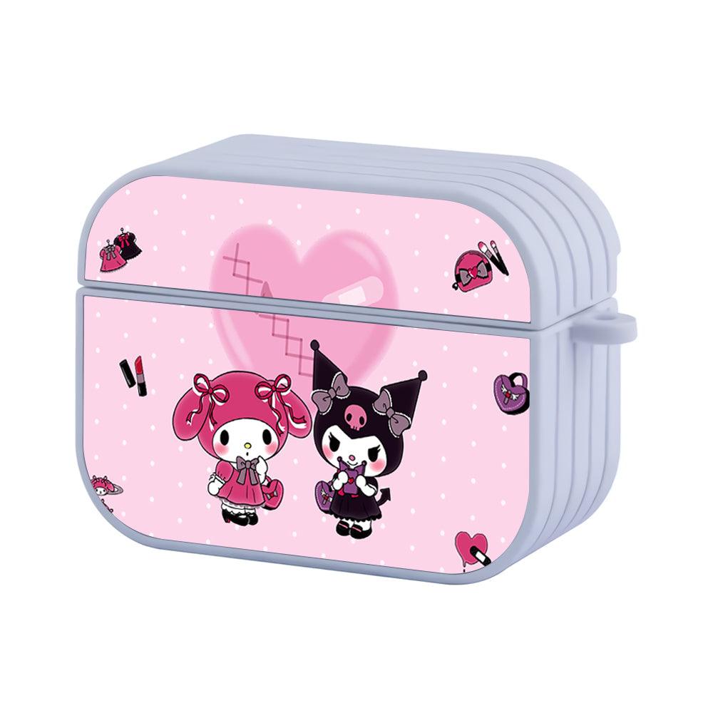 Kuromi Lovely Friends Apple Airpods Pro Case White
