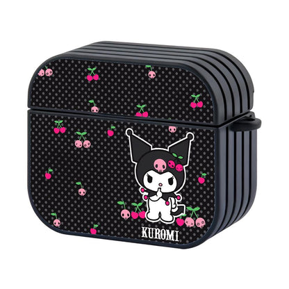 Kuromi Make It Silent for The Show Apple Airpods 4 Case Black