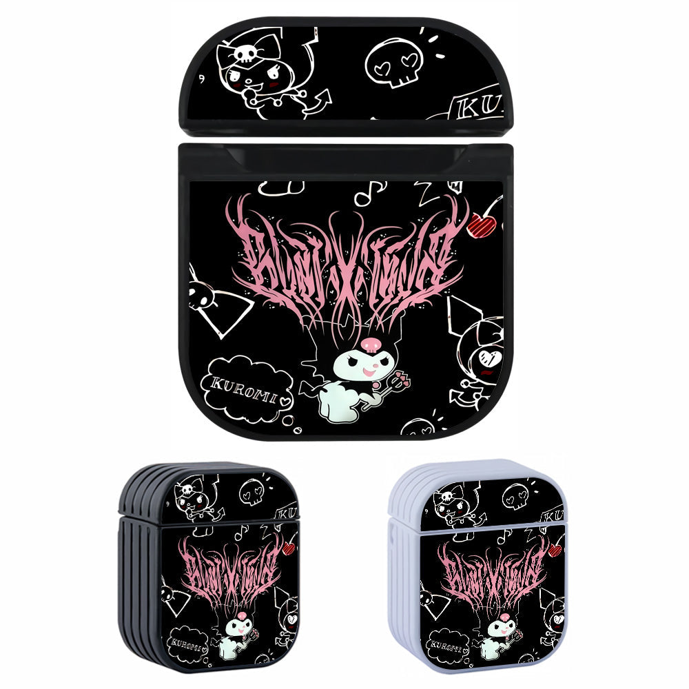 Kuromi Metal Style Apple Airpods Case