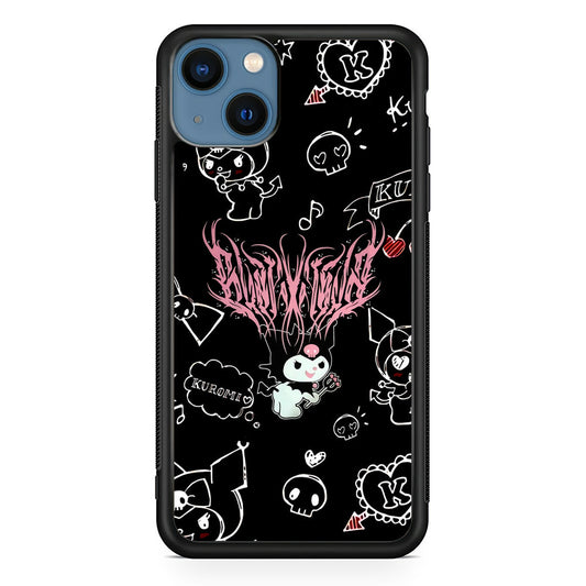 Kuromi Metal Vibes iPhone 15 Case - Carneyforia