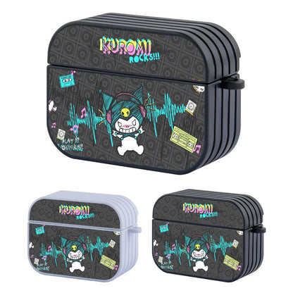 Kuromi Rocks and Play It Louder Apple Airpods Pro 3 Case